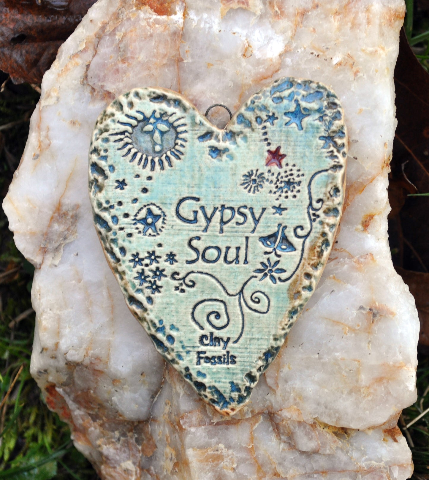 Clay Fossil Ornament, Gypsy Soul