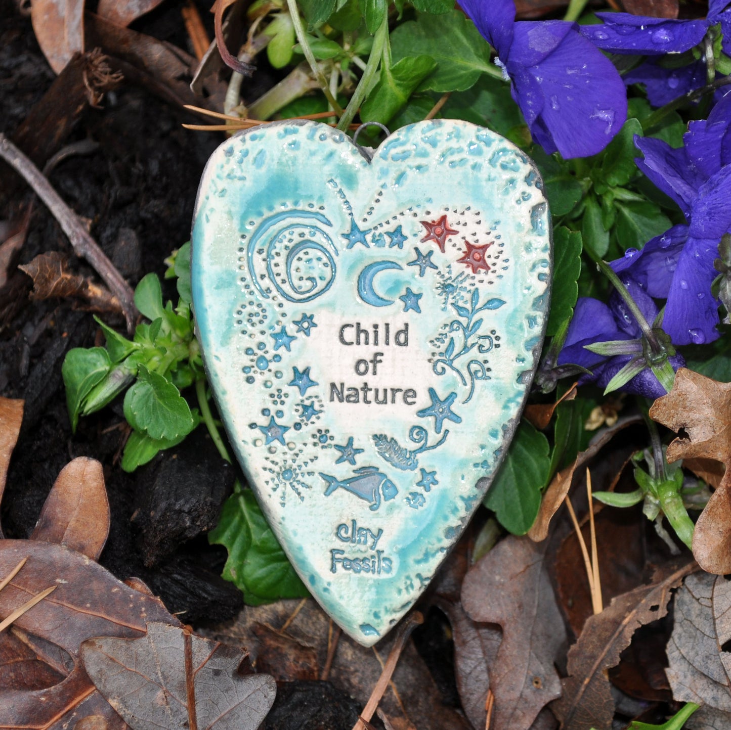 Clay Fossil Ornament, Child of Nature