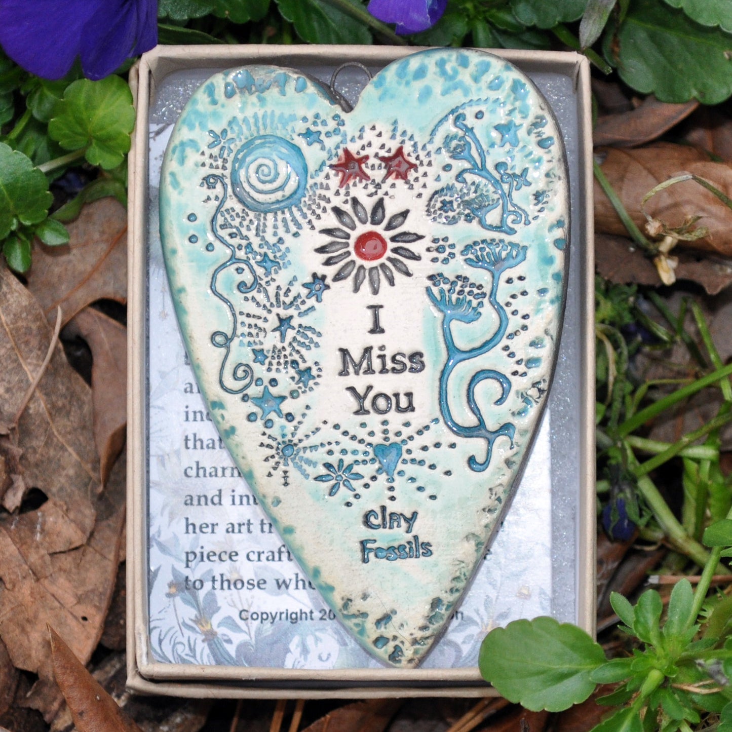 Clay Fossil Ornament, I miss you