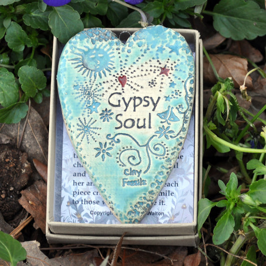 Clay Fossil Ornament, Gypsy Soul