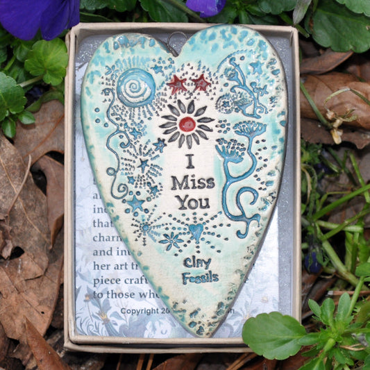 Clay Fossil Ornament, I miss you
