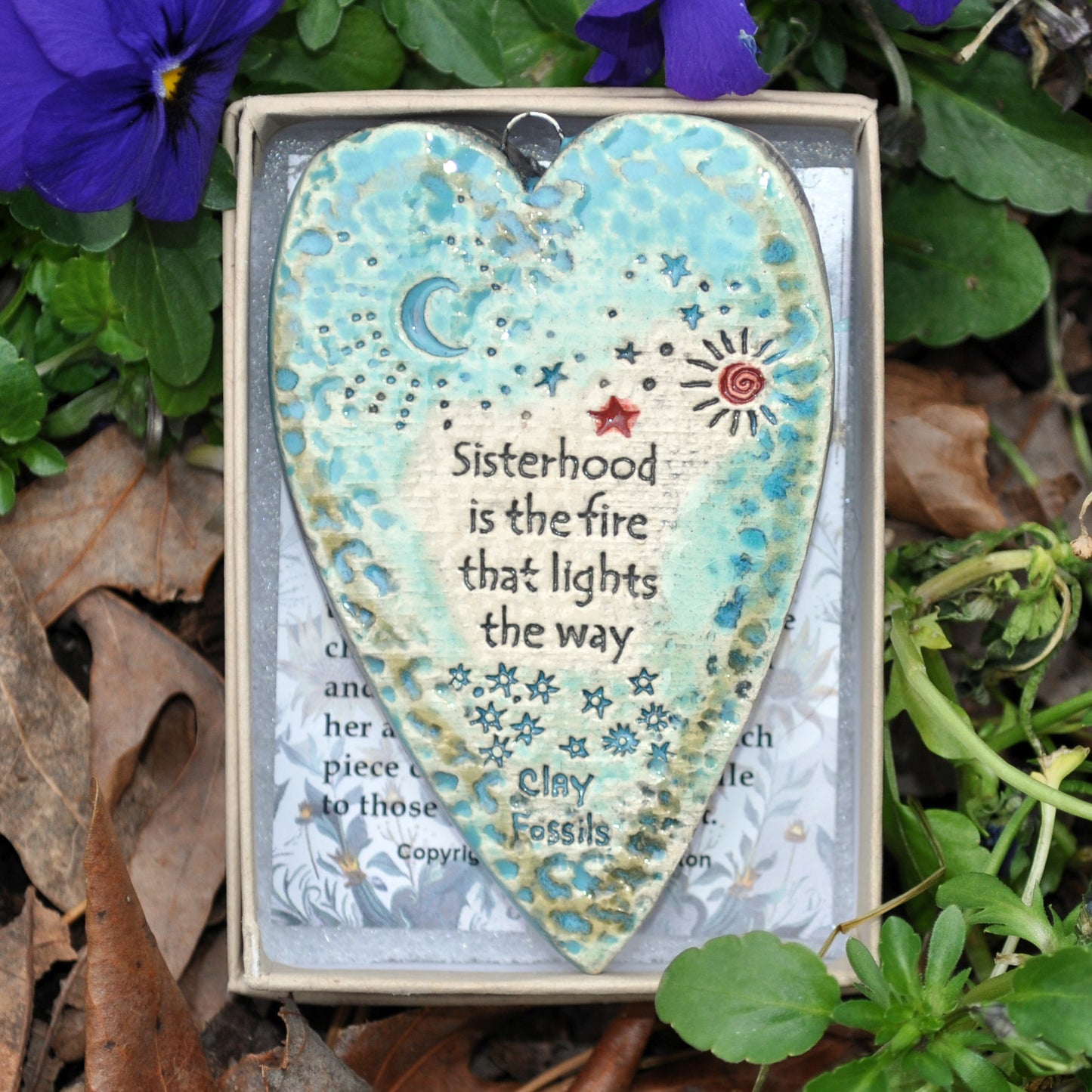 Clay Fossil Ornament, Sisterhood Fire