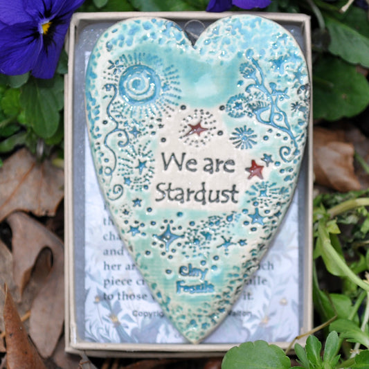Clay Fossil Ornament, We are Stardust